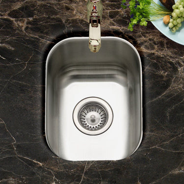 Houzer CS-1307-1 Club Series Undermount Small Bar/ Prep Sink Bar Sink - Undermount Houzer